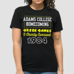 Adams College Homecoming 1984 Charity Carnival Shirt