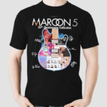 Maroon 5 30th Anniversary Collection Fan Guitar Shirt