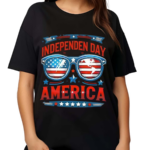 Independence Day Of America Glasses Shirt