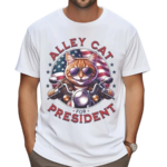 Alley Cat For President Motor Shirt