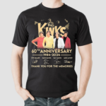 The Kinks 60th Anniversary 1984-2024 Signatures Thank You For The Memories Shirt