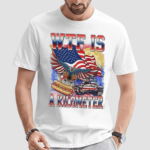 Wtf Is A Kilometer Usa Flag Veteran Day Shirt