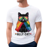 Ally Cat Support Equality Gender Shirt