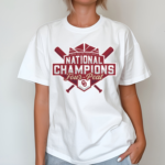 Oklahoma Sooners Four-Peat NCAA Softball Women’s College World Series Champions 2024 Logo Shirt