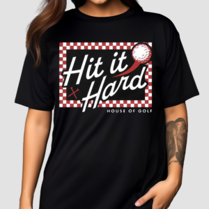 Hit It Hard Checkerboard Tee Shirt