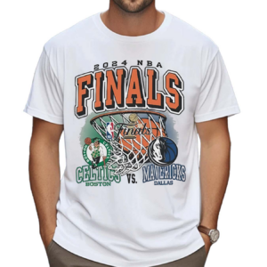 Boston Celtics And Mavericks 2024 NBA Finals Dueling 47 Participant Shirt