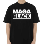 Maga Black Text Shirt