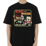 Scary Movies Calm Me Down Freddy Krueger Ghostface And Jason Voorhees Shirt