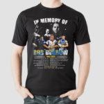 In Memory Of Rob Burrow 1982 2024 Thank You For The Memories Shirt