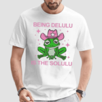 Rizzgirl Being Delulu Is The Solulu Frog Shirt