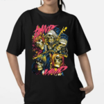 Maid X Isana Kagami Skull Shirt