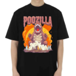 Poozilla Explosive Monstrous Diarrhea Poop Meme Shirt