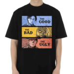 Wasteland Fallout In The Style Of The Good The Bad And The Ugly Shirt