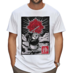 Kung Fu Panda Mad Engine Girls Youth Panda Woodcut Shirt