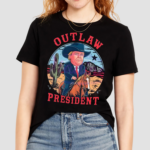 Funny Outlaw President 2024 Election Vintage Shirt