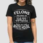 Felons Belong In Jail Not White House 2024 Shirt