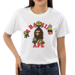 Sapnap Bape X Minions College Shirt