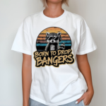 Raccoon Born To Drop Bangers Vintage Shirt