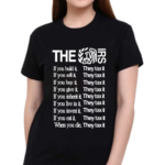 The Irs If You Build It They Tax It Shirt