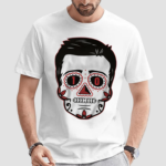 Drake Maye Sugar Skull New England T-Shirt