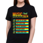 Modern And Minimal Upcoming Events Music Template 2024 Shirt