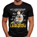 The Velvet Underground Fan 60th Anniversary Thank You For The Memories 1964-2024 Shirt