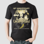 60th Anniversary 1964-2024 The Velvet Underground Signature Thank You For The Memories Shirt