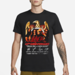 Slayer 43rd Anniversary 1981-2024 Thank You For The Memories Signatures Shirt