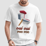 Snazzyseagull Oui Oui Poo Poo French Toilet Shirt