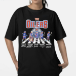 The Oilers Evander Kane Stuart Skinner Zach Hyman Leon Draisaitl Connor Mcdavid Abbey Road Signatures Shirt