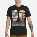 Lynyrd Skynyrd 60 Years Of Music 1964 2024 Thank You For The Memories Shirt