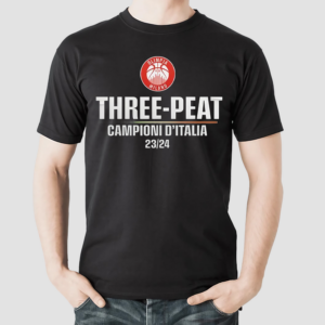 Olimpia Milano Three Peat Campioni D’Italia 2023 2024 Shirt