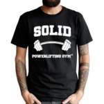 Solid Powerlifting Gym Shirt