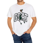 Retro Goat Skeleton Nike Air Jordan 4 Oxidized Green Shirt