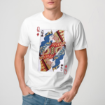 Women’s Rainbow Love Lesbian Playing Cards Art Shirt