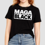 Defender Of The Republic Weraing Maga Black Shirt