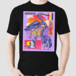 Halsey Berryman Tricolored Heron Black Shirt