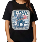 D Day 80th Anniversary Their Sacrifice Our Freedom 1944 2024 American Shirt