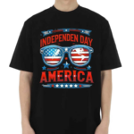 Independence Day Of America Glasses Shirt