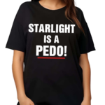 Rob Benedict Wearing Starlight Is A Pedo Shirt