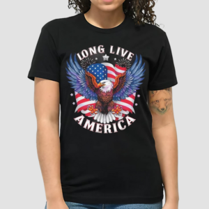 Long live america usa flag party in the usa 2024 shirt