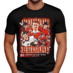 Connor Bedard Rookie Of The Year Open Ice Calder Trophy Winner Shirt