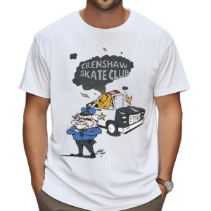 Crenshaw Skate Club Cop Car Attractive Shirt