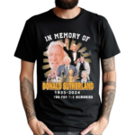 The Hunger Games 1935-2024 In Memory Of Donald Sutherland Shirt