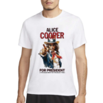 Alice Cooper For President A Troubled Man For Troubled Times Shirt