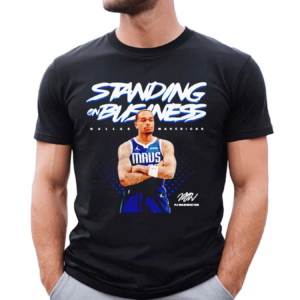 PJ Washington Standing on Business Dallas Mavericks Shirt