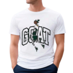 Retro Goat Skeleton Nike Air Jordan 4 Oxidized Green Shirt