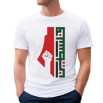 Palestine Arabic Calligraphy Printed Shirt