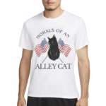 Morals Of An Alley Cat American Flag Shirt