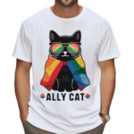 Ally Cat Support Equality Gender Shirt